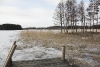 Zvirgzdu ezers Kurzemē ziemā